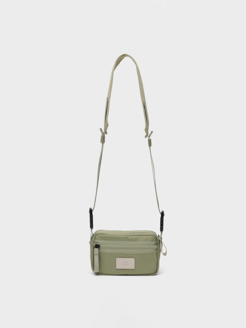 SYMBOL NYLON SHAKOSH CROSS BAG [KHAKI]