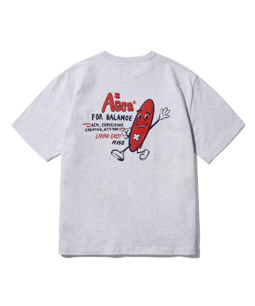 에이카화이트() CLOVER BOY SURFER HALF SLEEVE-LIGHT GREY 상품 이미지