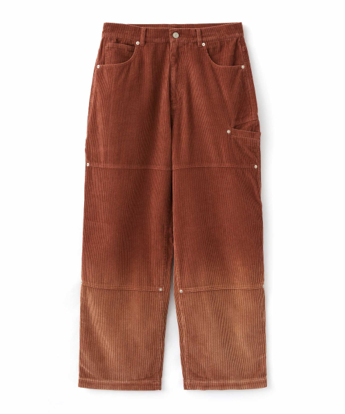 더블유엠씨() 투톤 코듀로이 워크팬츠_BRICK 상품 이미지