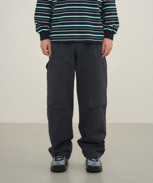 더블유엠씨() 퍼티그 코튼 팬츠_NAVY 상품 이미지