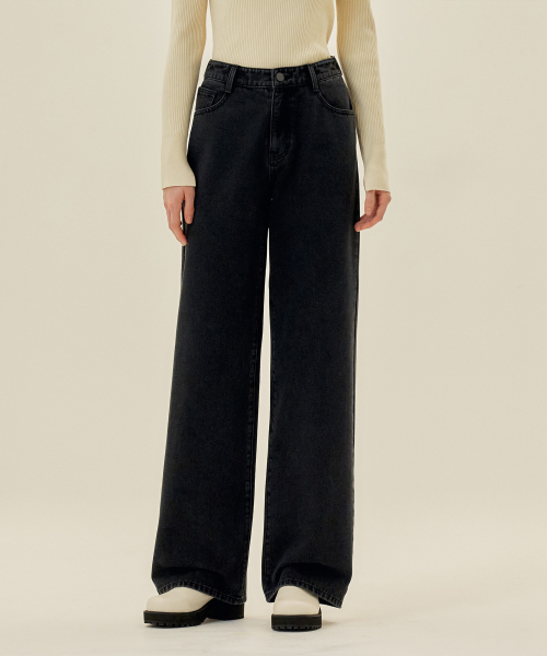 [W] grey denim брюки