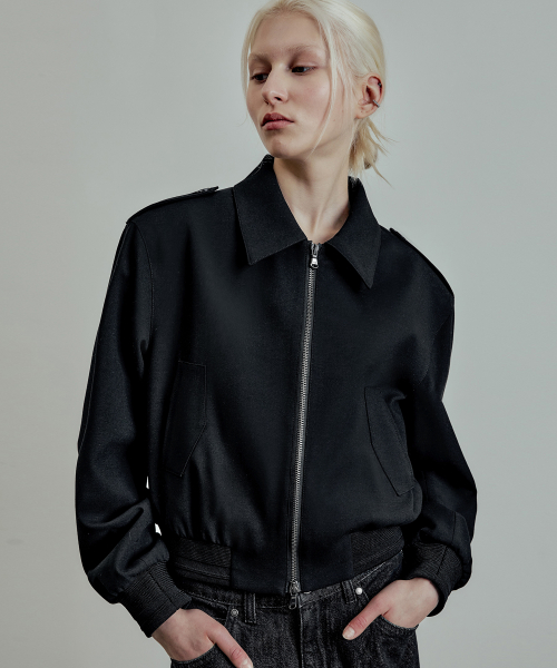 wool куртка black