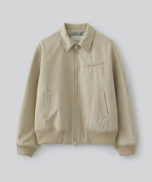 washed MA-1 куртка ( beige)