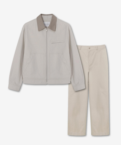 [SET] пуховик lightbeige