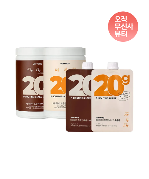 배리웨이() 프-루틴 쉐이크 대용량(600g) + 1SET(7입) 상품 이미지