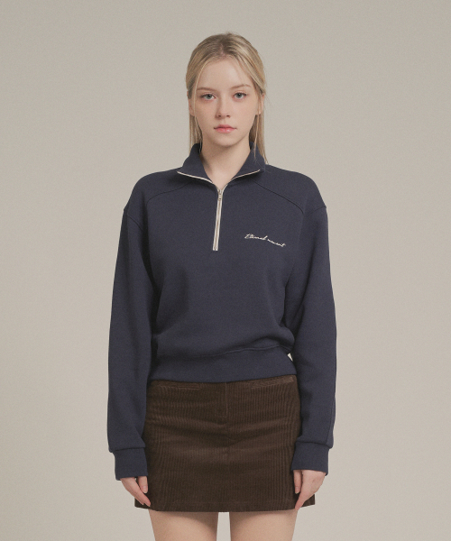 zip-up рубашка - navy