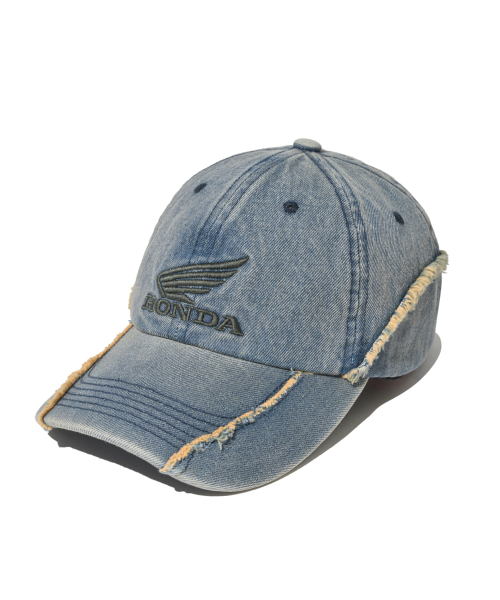 혼다 모터사이클() Vintage Cutoff Cap_Indigo Medium 상품 이미지