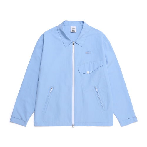 N251UJP902 pocket zip-up BLUE