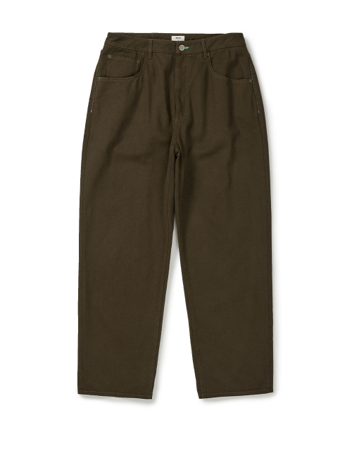 [Mmlg] MM COTTON REGULAR PANTS (BROWN)