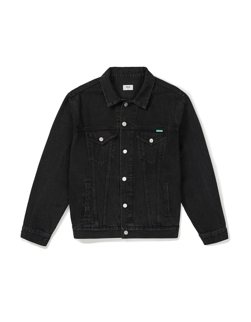 [Mmlg] MY HERO DENIM JACKET (BLACK)