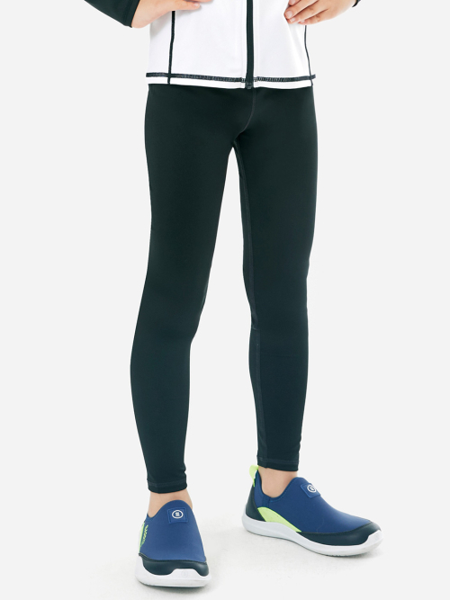 키즈 에센셜 9부 워터 레깅스 블랙 (B5SKWLG301BLK)