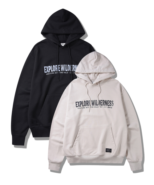 지프() 레터링 아트웍 오버핏 후드티 4COLOR (JP5THU822) 상품 이미지