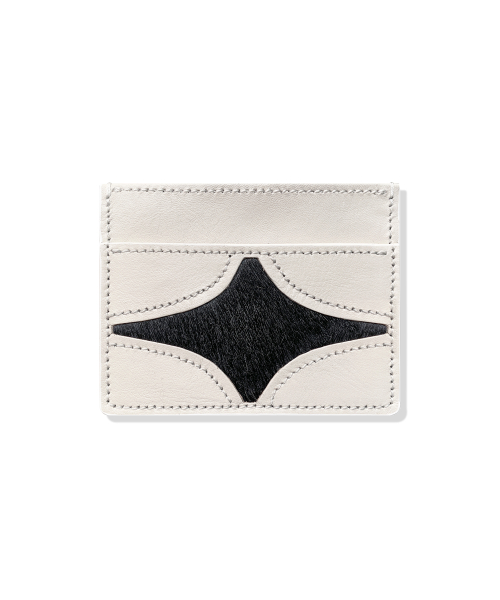 이스트아르고 STING CARD WALLET IVORY WHITE (BK FUR)