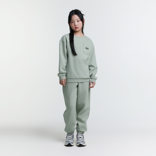 내셔널지오그래픽 키즈 K251UPB910 맨투맨 SET LIGHTKHAKI