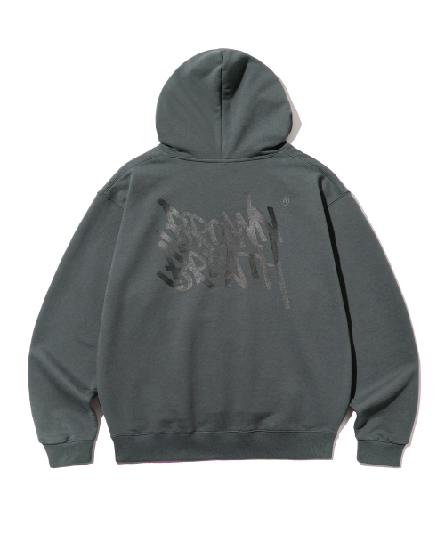 TAG HOODIE - DARK GREEN