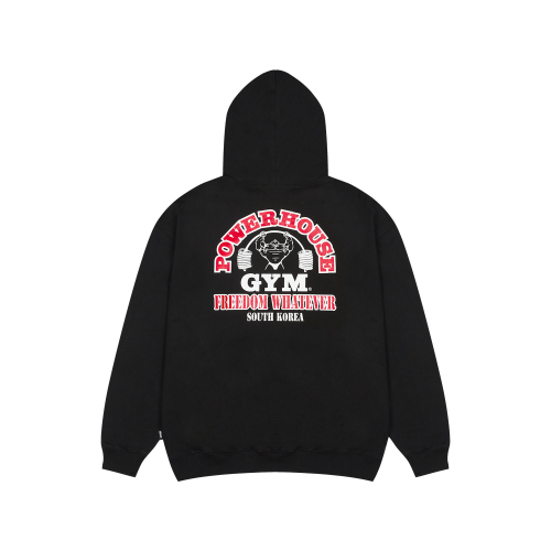 Powerhouse Two tone Logo Over fit Hoodie (черный)