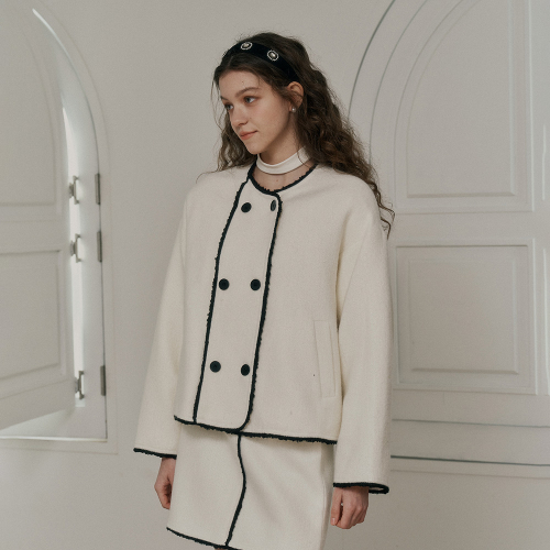 DD_Double breasted jacket_WHITE
