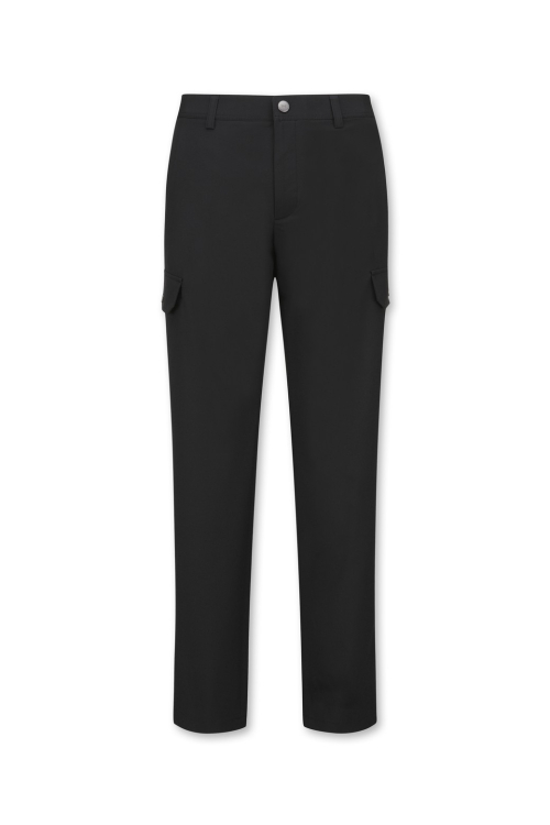 Men Tapered Fit Crop Pants_WMPNM25902BKX