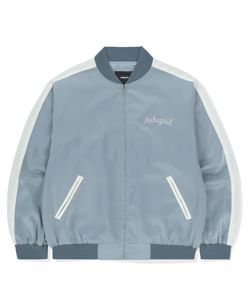 ROPE LOGO SATIN JACKET BLUE(MG2FSMJ246A)