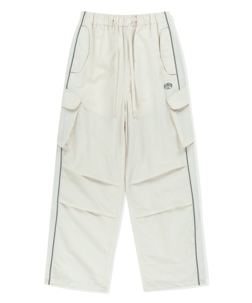 NYLON CARGO PARACHUTE PANT IVORY(MG2FSMPA20A)