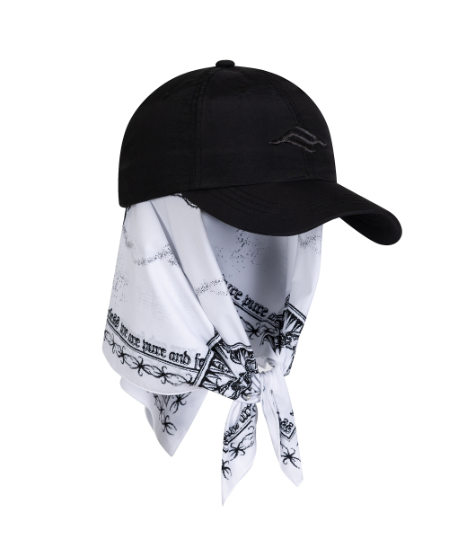 ◆2000ARCHIVES◆YEAR OF SNAKE SCARF CAP 2000아카이브스(2000ARCHIVES) YEAR OF SNAKE SCARF CAP (BLACK+