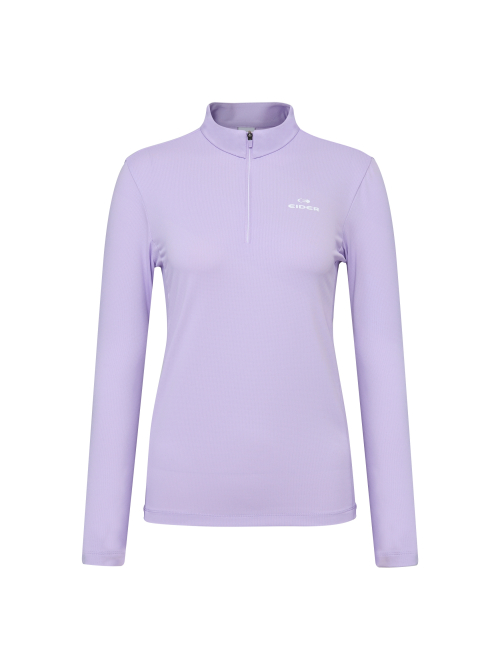POP однотонный женский с длинным рукавом футболка _ Light Violet