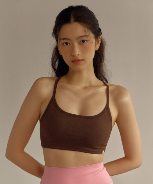 loop Bra Top (Dark Brown)
