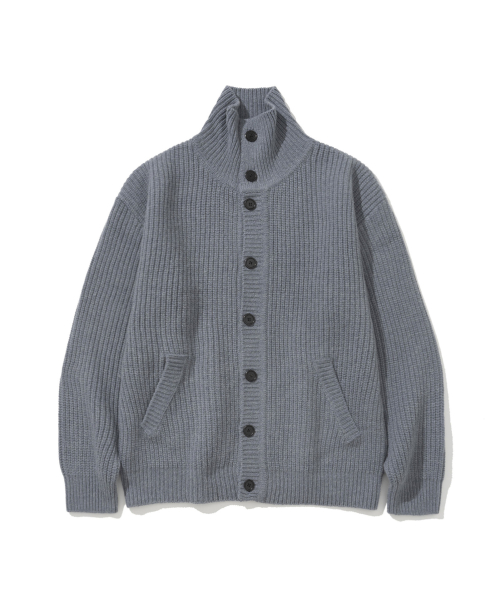 HERMANN HEAVY YAK WOOL COLLAR CARDIGAN #1