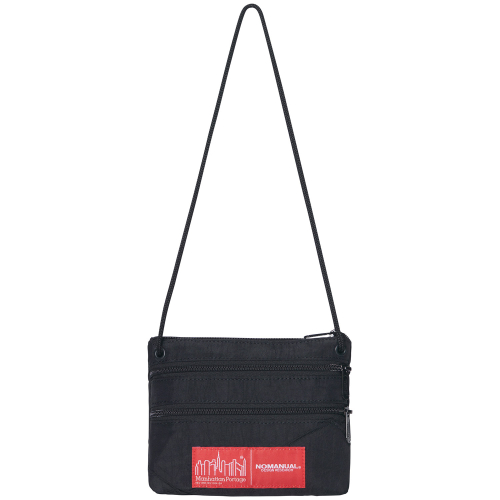 NM X MP TRIPPLE ZIPPER SACOCHE BAG - WASHED BLACK