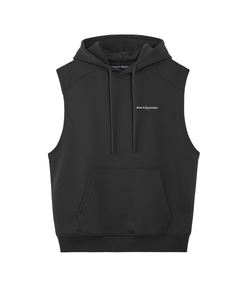 SLEEVELESS HOOD - CHARCOAL