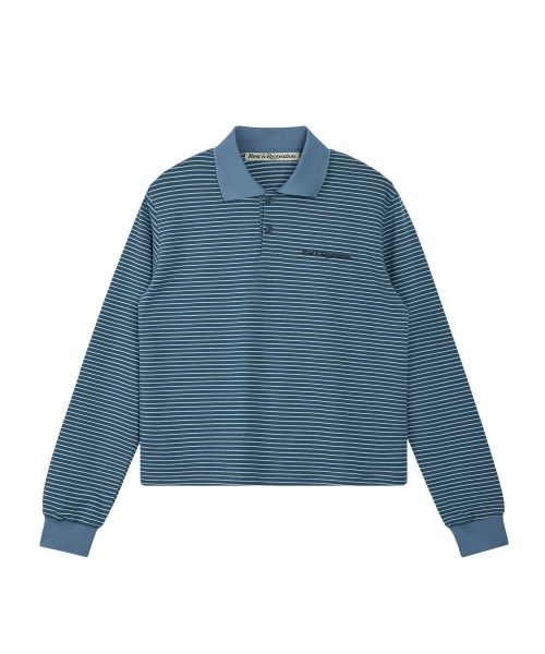 STRIPE PK T-SHIRT - BLUE