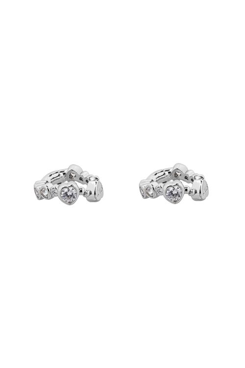 ★SENTIMENTS★ NO.558 [BLACK] HEART CUBIC SPRING EARCUFF ☆SENTIMENTS☆ NO.558 [BLACK] HEART CUBIC SPRING EARCUFF NO