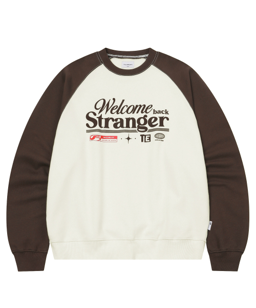 Коричневый свитшот Stranger