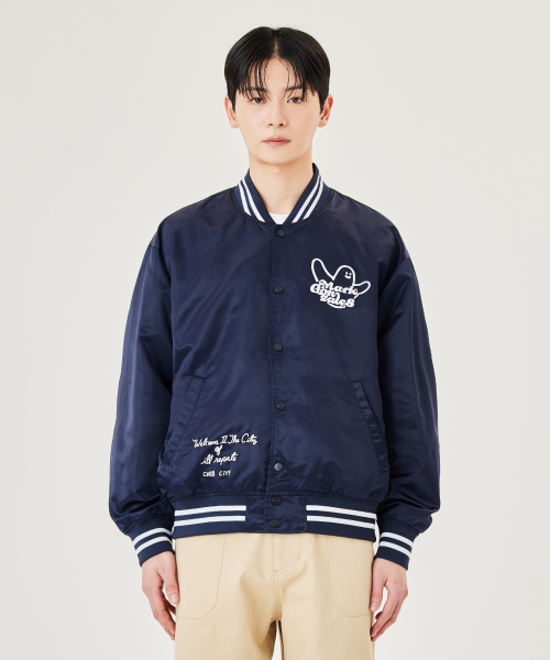 Куртка-ваpсити New Angel - NAVY