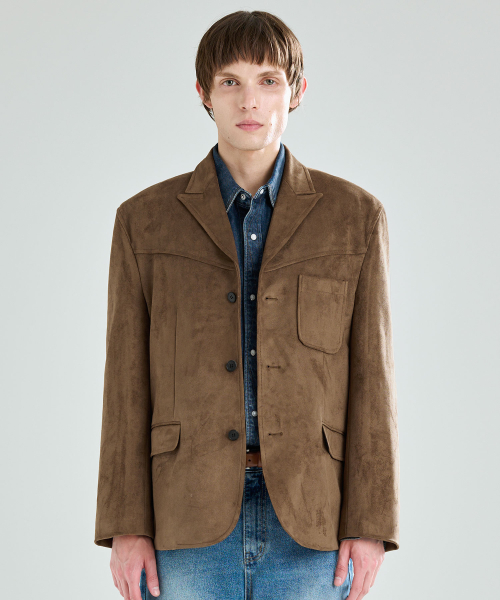 SUEDE BLAZER(DB)