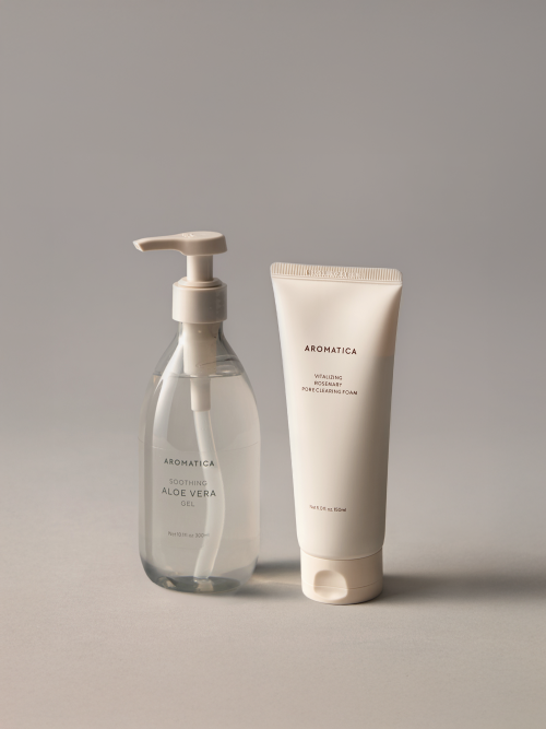 아로마티카() 수딩 알로에 베라젤 & 로즈마리 클리어링 폼 상품 이미지