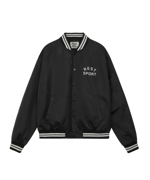 RS NYLON BOMBER JACKET - BLACK