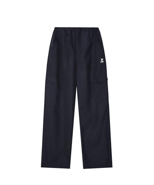 WIDE CARGO PANTS - DARK NAVY