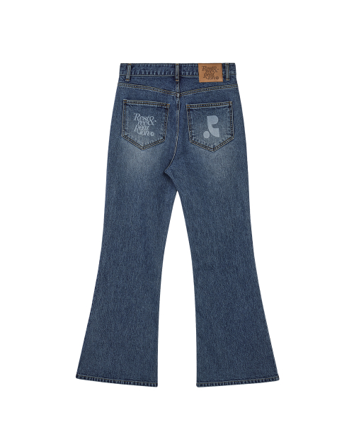 레스트앤레크레이션(REST&RECREATION) WIDE FLARE JEANS - BLUE