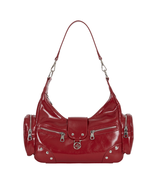 MUSINSA公式 | ILLIGO ルビースタッズショルダーバッグレッド