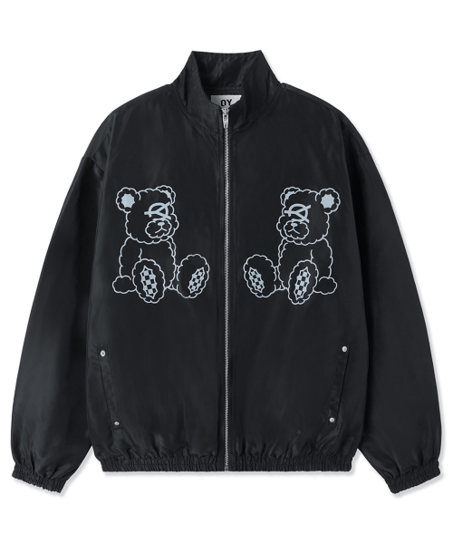 TWIN ODOLLY TRACK JACKET - BLACK
