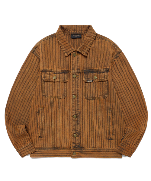 STRIPE TRUCKER JK (ORANGE)