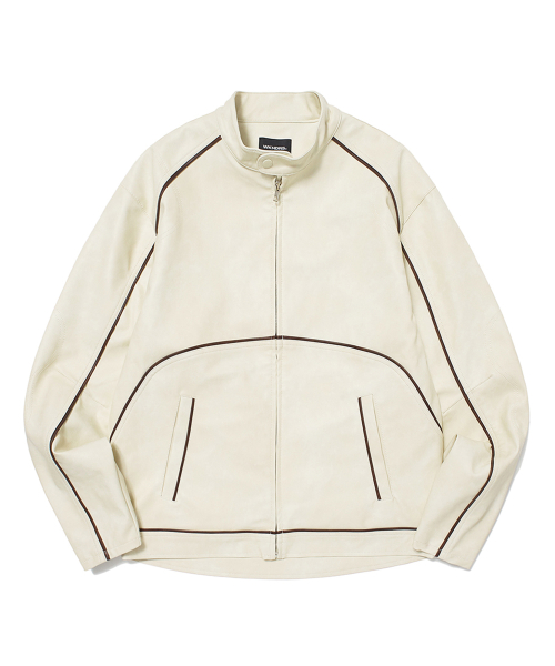 WASHED LEATHER JK (IVORY)
