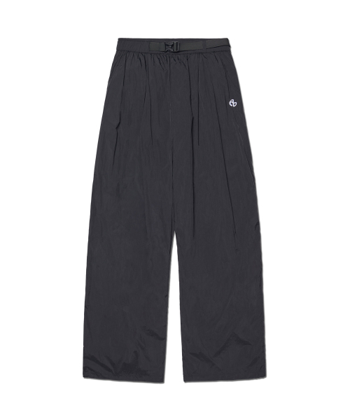 SHADE BELTED PANTS - BLACK