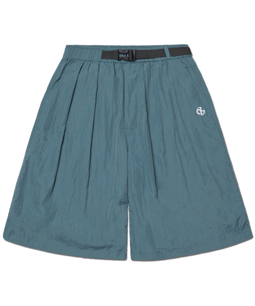 SHADE BELTED SHORTS - WHALE BLUE