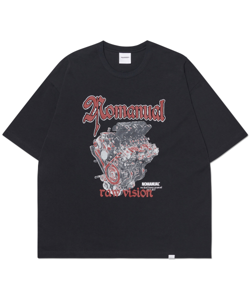 NM ENGINE T-SHIRT - чёрный