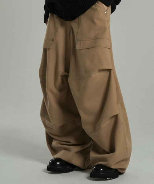 Agata Balloon Trouser бежевый
