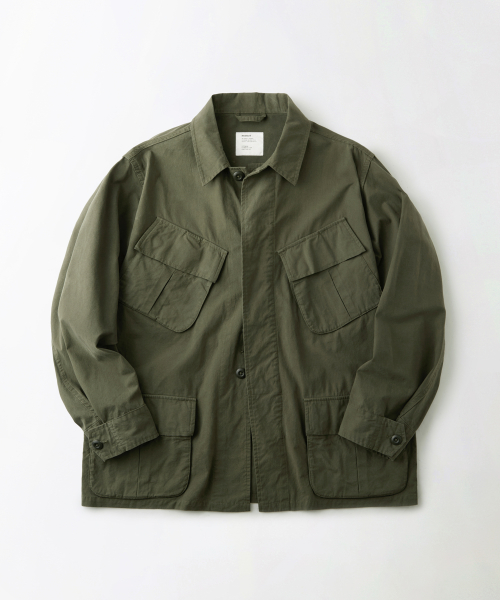 2ND POPLIN JUNGLE FATIGUE JACKET_OLIVE