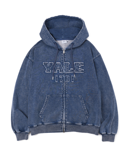 Худи на молнии Pigment Applique (Navy)
