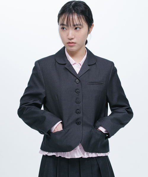 REGULAR BLAZER куртка угольно-серый